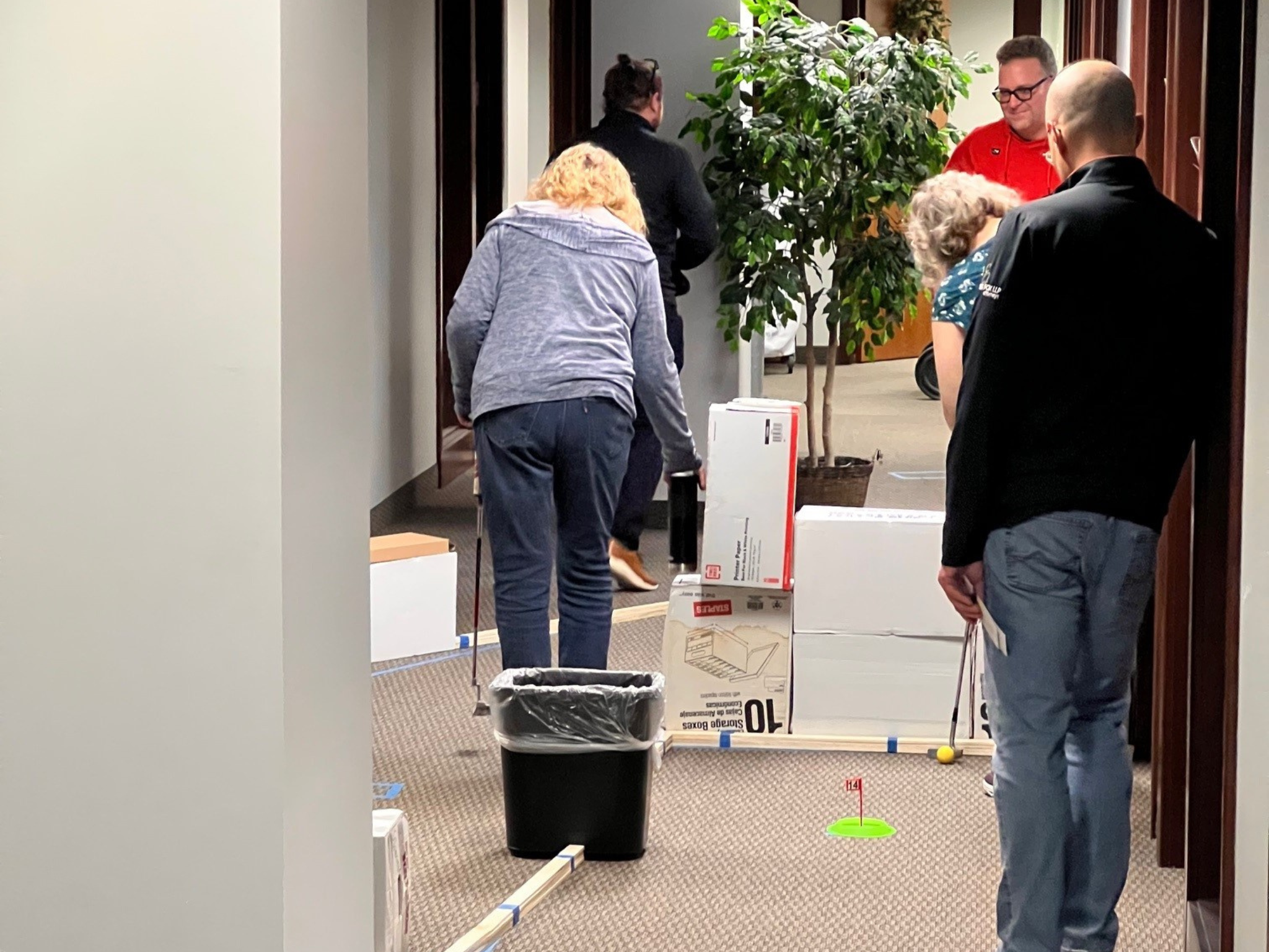 Evans Fox Open Office Golf Event