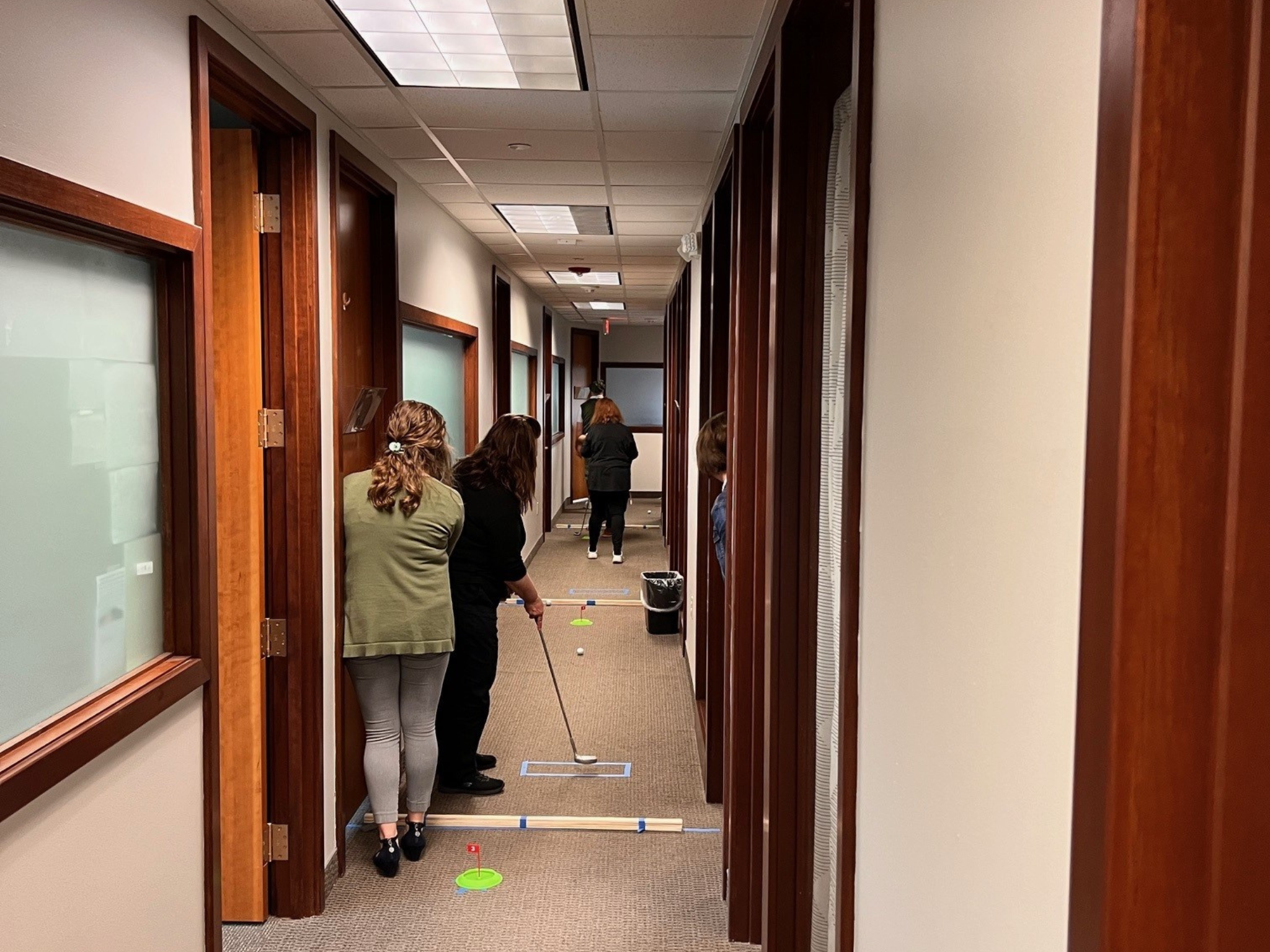 Evans Fox Open Office Golf Event Team Golfing