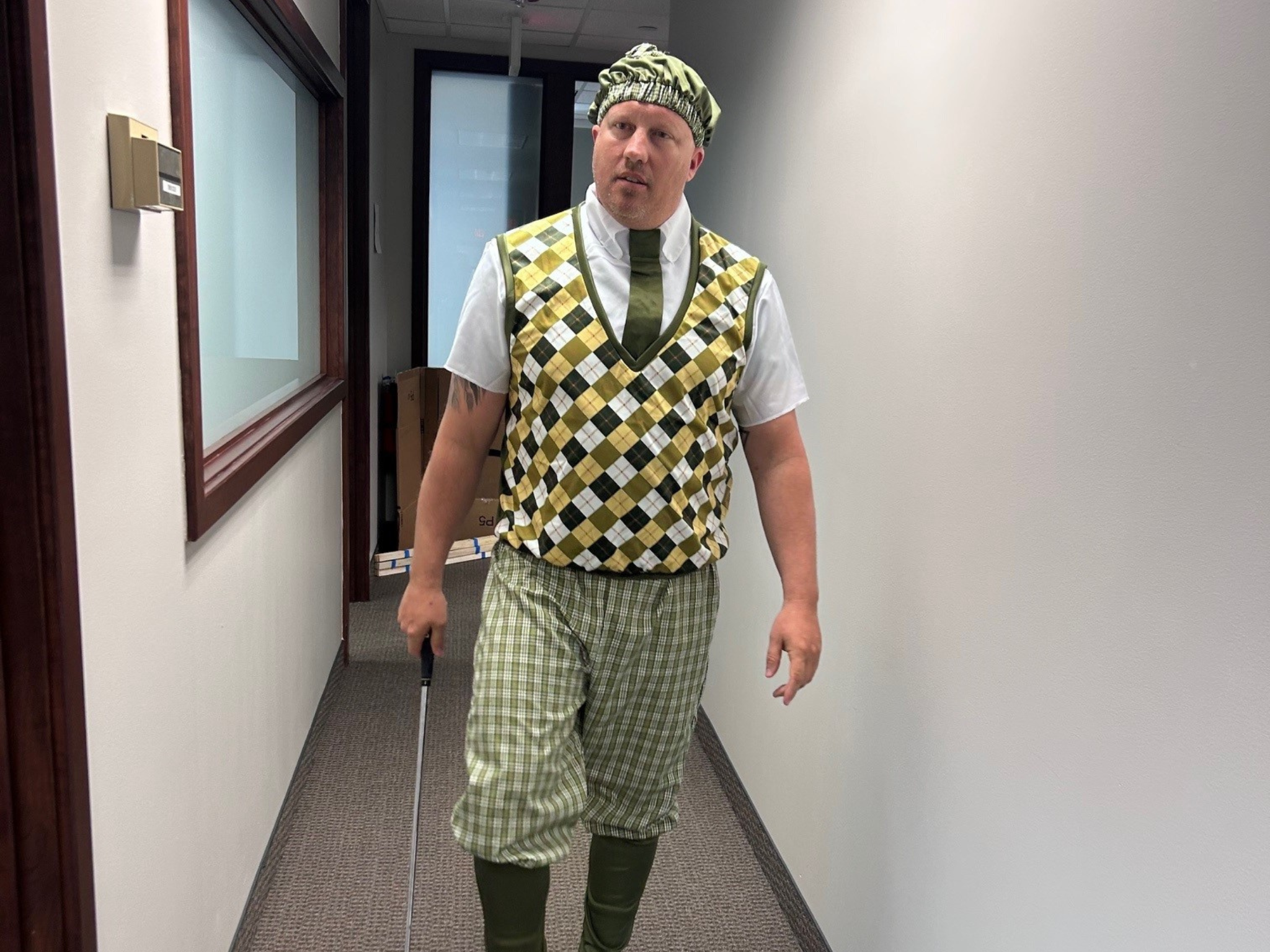 Jared Hirt in Golf Attire